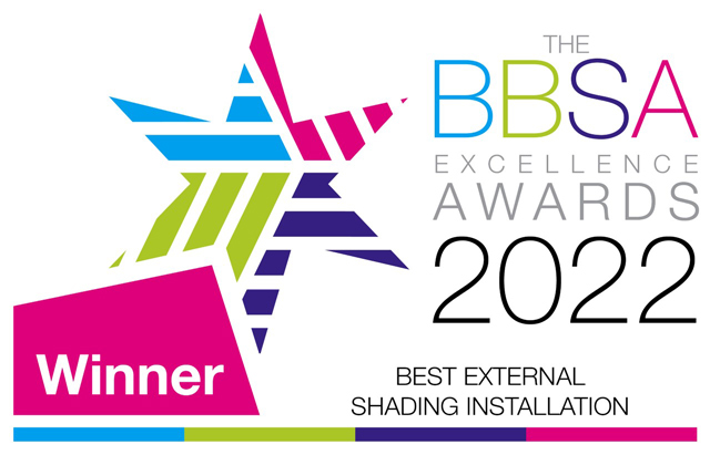 BBSA 2022 Best External Shading WINNER - Bright A Blind